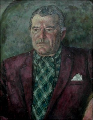 Antique Portrait of Jack Hawkins, CBE, 1910-1973