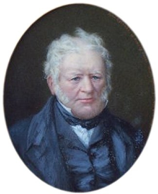 Antique Portrait of John Rylands of Bewsey Hall Warrington (1771-1848)