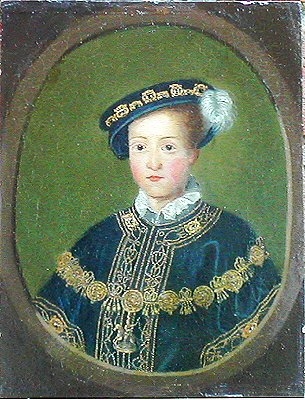 Antique Portrait of King Edward VI