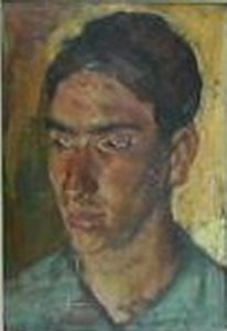 Antique Portrait of Mervyn Levy (1915-1996)