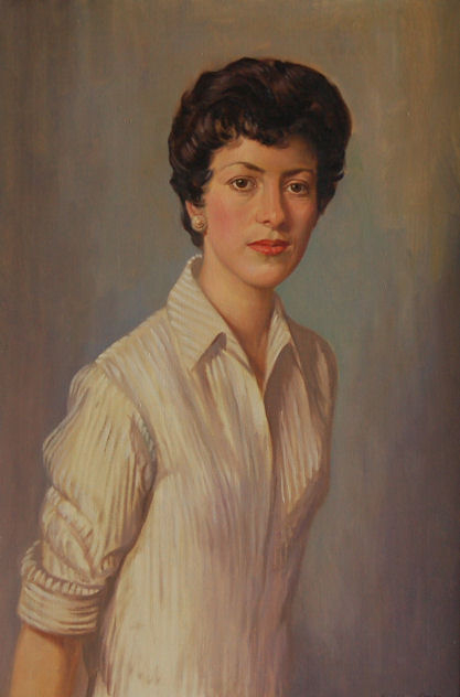 Antique Portrait of Mrs Rex Beechey