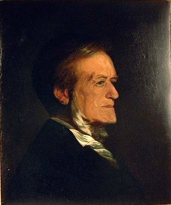 Antique Portrait of Richard Wagner   (1813-1883)