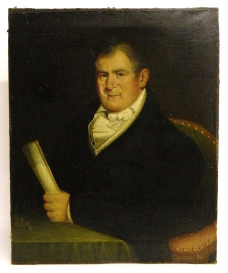 Antique Portrait of the Hon Governor Joseph Hiester 1752-1832