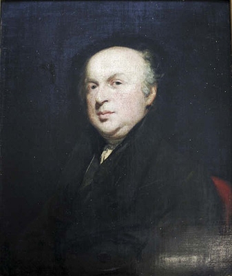 Antique Portrait of The Rev John Kershaw (1766-1855)
