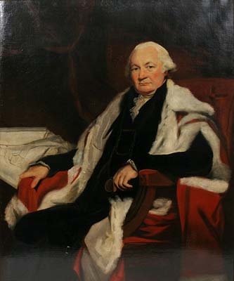 Antique Portrait of Thomas Elder of Forneth 1737-1799, Lord Provost of Edinburgh