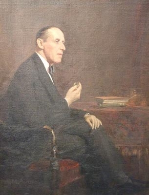 Antique Portrait of Victor Bonney  MD,  FRCS, 1872 -1953