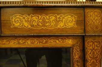 Antique Regency rosewood chiffonier cabinet