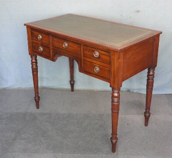 Antique Regency mahogany writing table