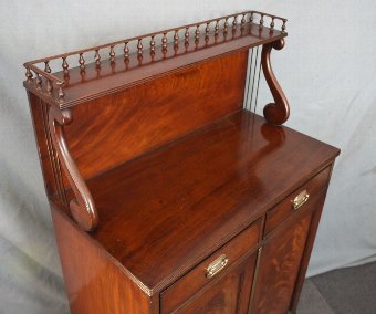 Antique Small Regency mahogany chiffonier
