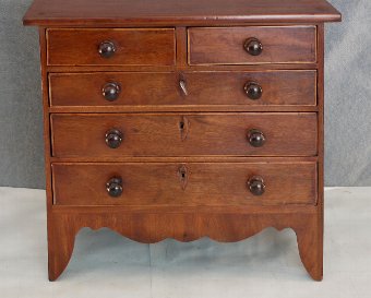 Antique Miniature Regency chest of drawers 