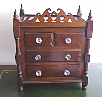 Antique miniature chest of drawers