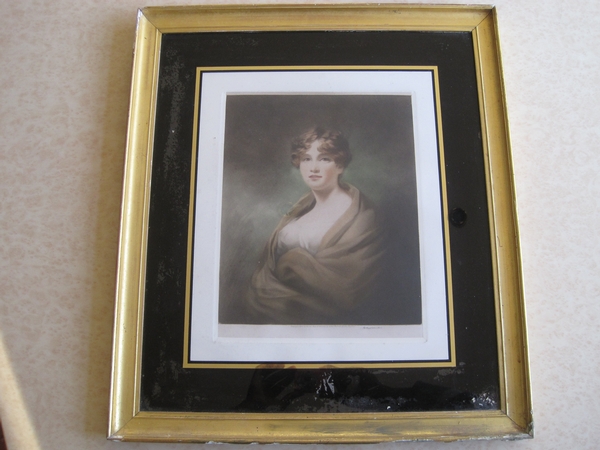 ANTIQUE PORTRAIT OF LADY CARMICHAEL - MRS URQUHART,GLASGOW (LIMITED EDITION)-SIGNED BY ARTIST H.NORMAN , AFTER HENRY RAEBURN
