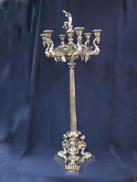 French rocco style candelabras