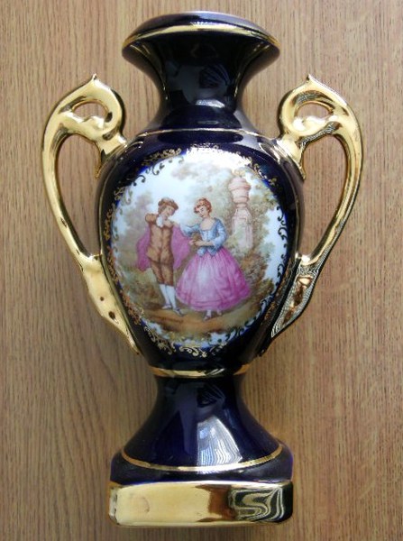 A Limoges Gilded Vase