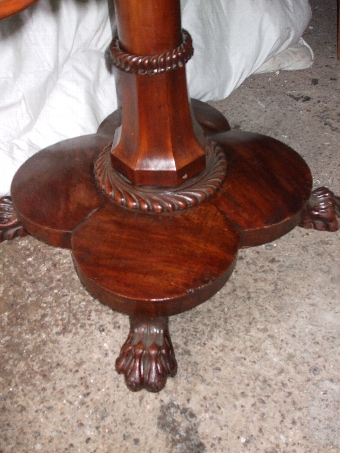 Antique Mahogany side table