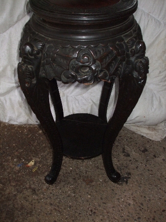 Chinese carved Plant Stand