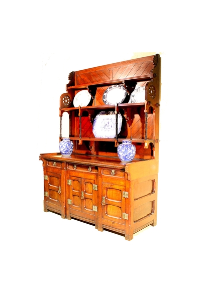 Antique Arts and Craft mahogany cabinet