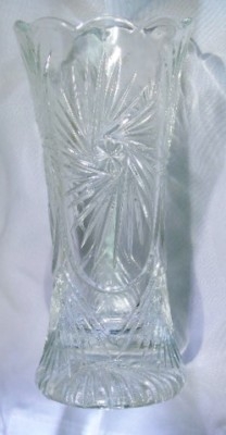Decorative Clear Glass Vase