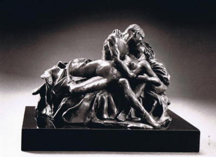 THE KISS FROM GERICAULT BY ENZO PLAZZOTTA