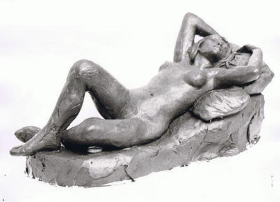 GIRL ON A COUCH BY ENZO PLAZZOTTA