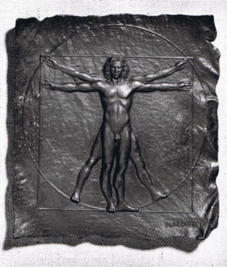 LEONARDO (RELIEF) BY ENZO PLAZZOTTA