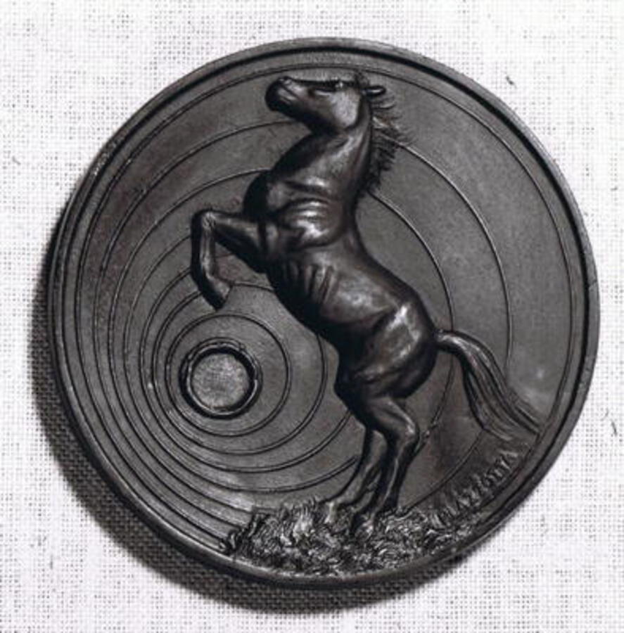 REARING STALLION RELIEF BY ENZO PLAZZOTTA