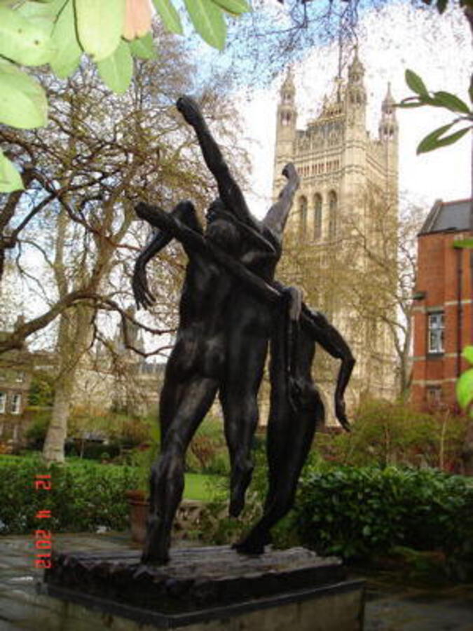 The Crucifixion  View with the Palace of Westminster (Parliament) in the background
