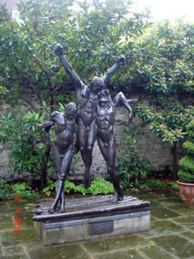 The Crucifixion  View with the Palace of Westminster (Parliament) in the background