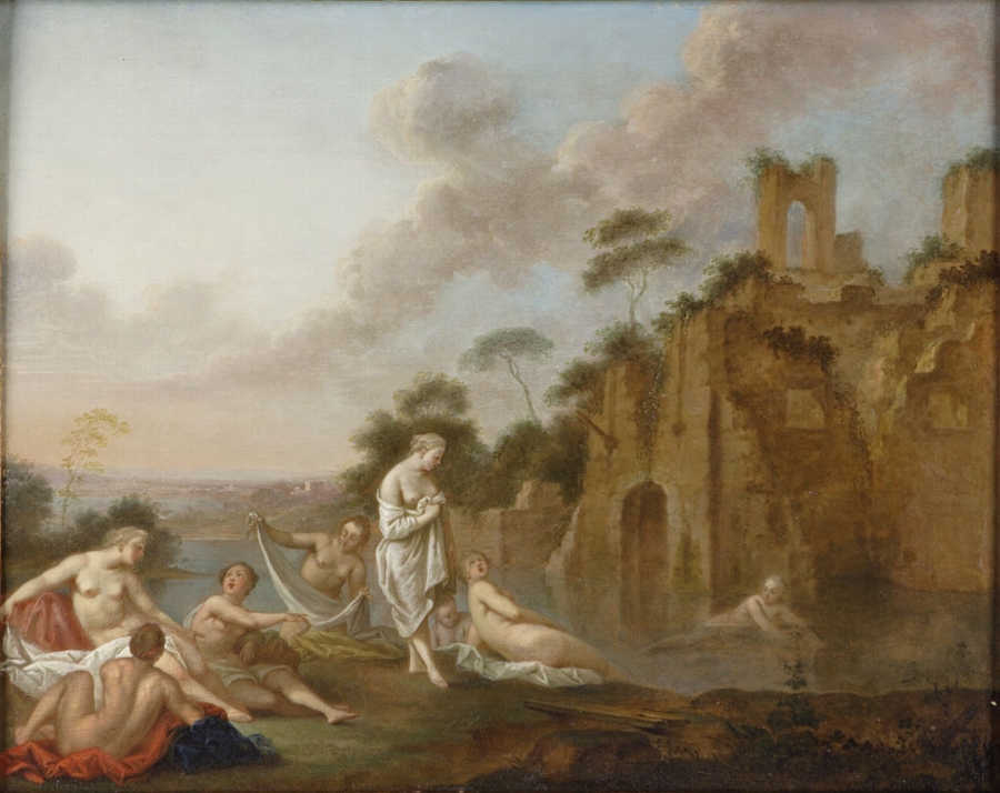 Leclerc des Gobelins (Paris 1734-1785) - Nymphs bath