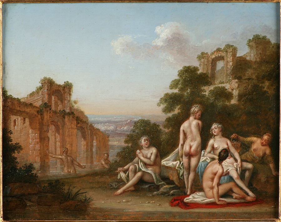 Leclerc des Gobelins (Paris 1734-1785) - Nymphs bath