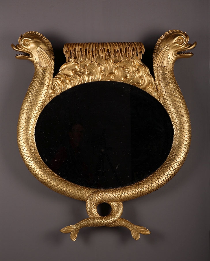 Regency giltwood mirror