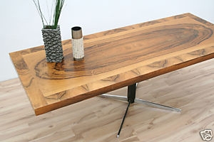 A rosewood high and low table