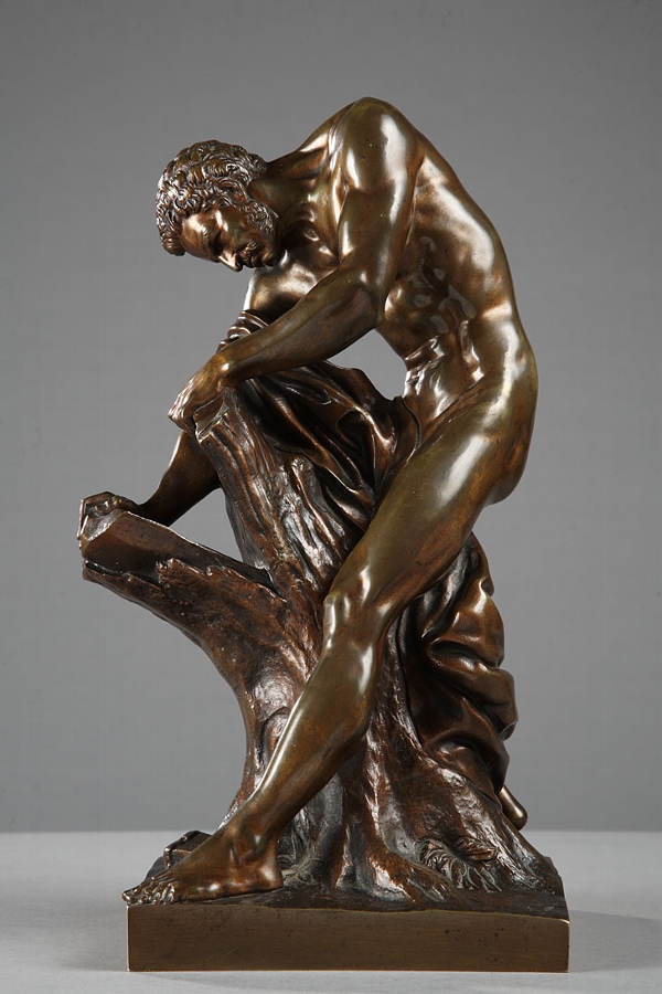 Bronze sculpture after Edme Dumont