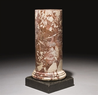 A 19th century breach marble  massive column