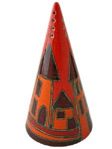 Zdenka Ralph (Ex Poole Pottery) Conical Sugar Sifter