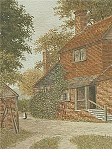 Antique James Lawson Stewart Newton Toney Wiltshire Watercolour