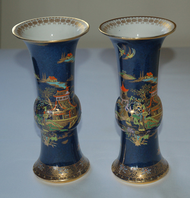 Antique Pair of early Carlton Ware lustre Vases