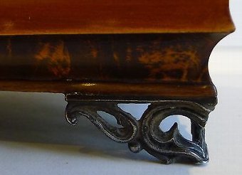 Antique Stunning Antique French Palais Royal Sewing Box c.1820