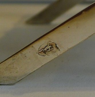 Antique Rare Antique English Novelty Cruet Set - Butlers Tray In Oak & Silver Plate
