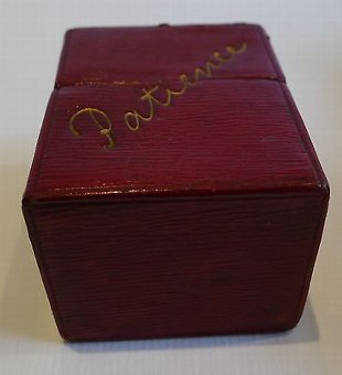 Antique Antique English Playing Card Box 