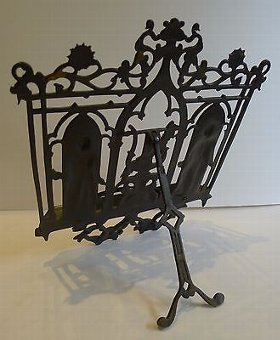Antique Antique German Figural Lectern / Sheet Music Stand by Zimmermann c.1880
