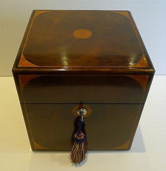 Antique Grand Large Antique English Decanter / Drinks Box c.1880