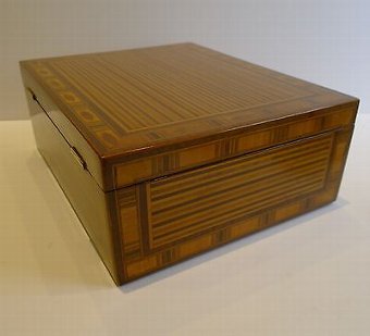 Antique Magnificent & Elegant Sheraton Harewood Table Box c.1780