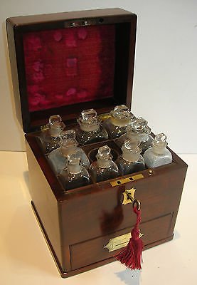 Antique Wonderful Antique Regency Mahogany Apothecary Box c.1820 / 1830