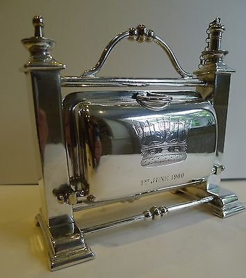 Antique Patent Table Lighter In the Form of a Biscuit Box - Naval - Glorious 1st June