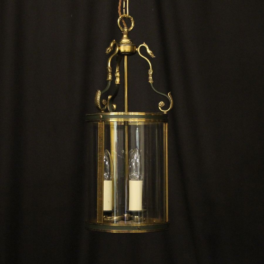 French Empire Triple Light Antique Lantern