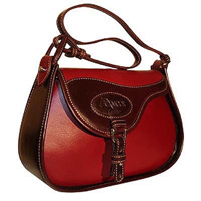 LC01-244 - Argentine Leather 'Saddle' Styled Handbag Purse