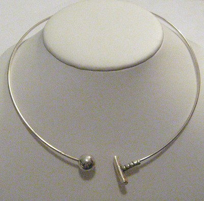 Sterling Silver Ladies Choker Neck Piece - Perfect for any polo fan!