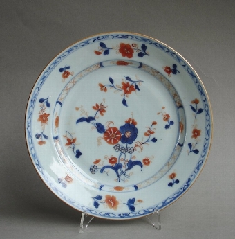 Chinese export Imari plate, Qianlong