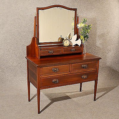 Antique Dressing Table Chest of Drawers Maple & Co Quality English c1910